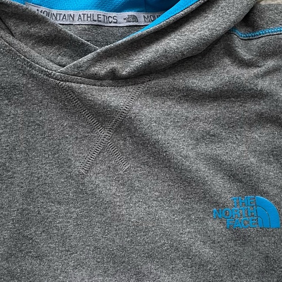 Men S THE NORTH FACE Flashdry Running Hoodie Gray - Picture 5 of 12